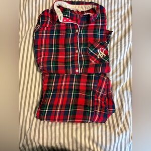 Plaid Victorias secret pajamas. Size medium.